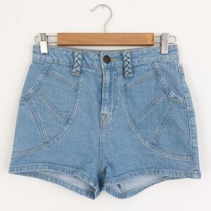UO BDG Boho High Rise Sunray Blue Demin Jean  Short 26